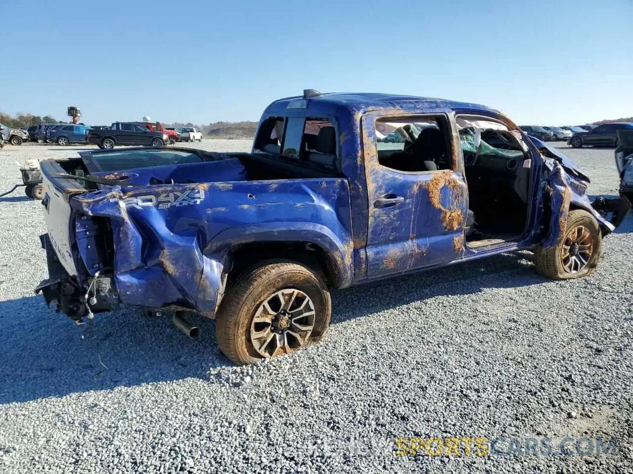 3 fotografías del automóvil dañado 3TMCZ5ANXPM584473 TOYOTA TACOMA 2023