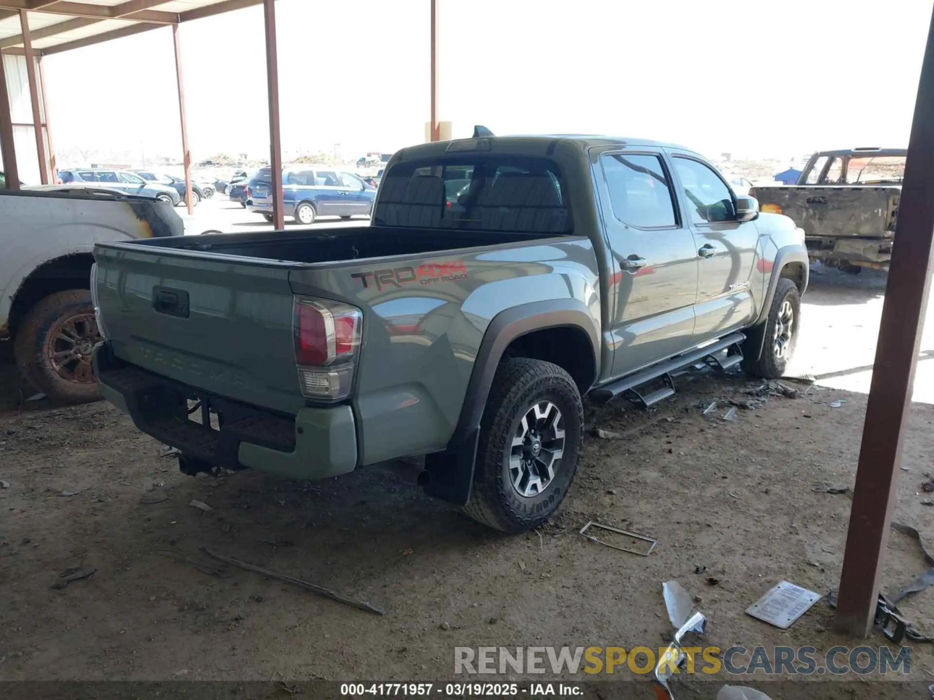 4 fotografías del automóvil dañado 3TMCZ5ANXPM613857 TOYOTA TACOMA 2023