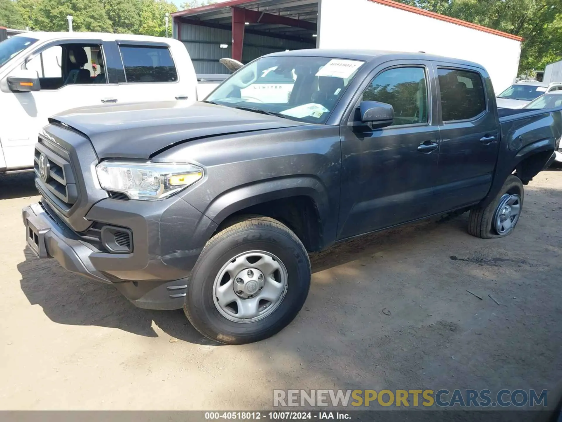 2 fotografías del automóvil dañado 3TYAX5GN6PT082181 TOYOTA TACOMA 2023