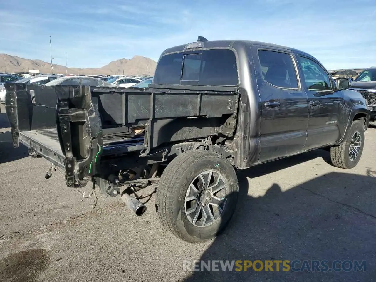 3 fotografías del automóvil dañado 3TYAZ5CN8PT029790 TOYOTA TACOMA 2023