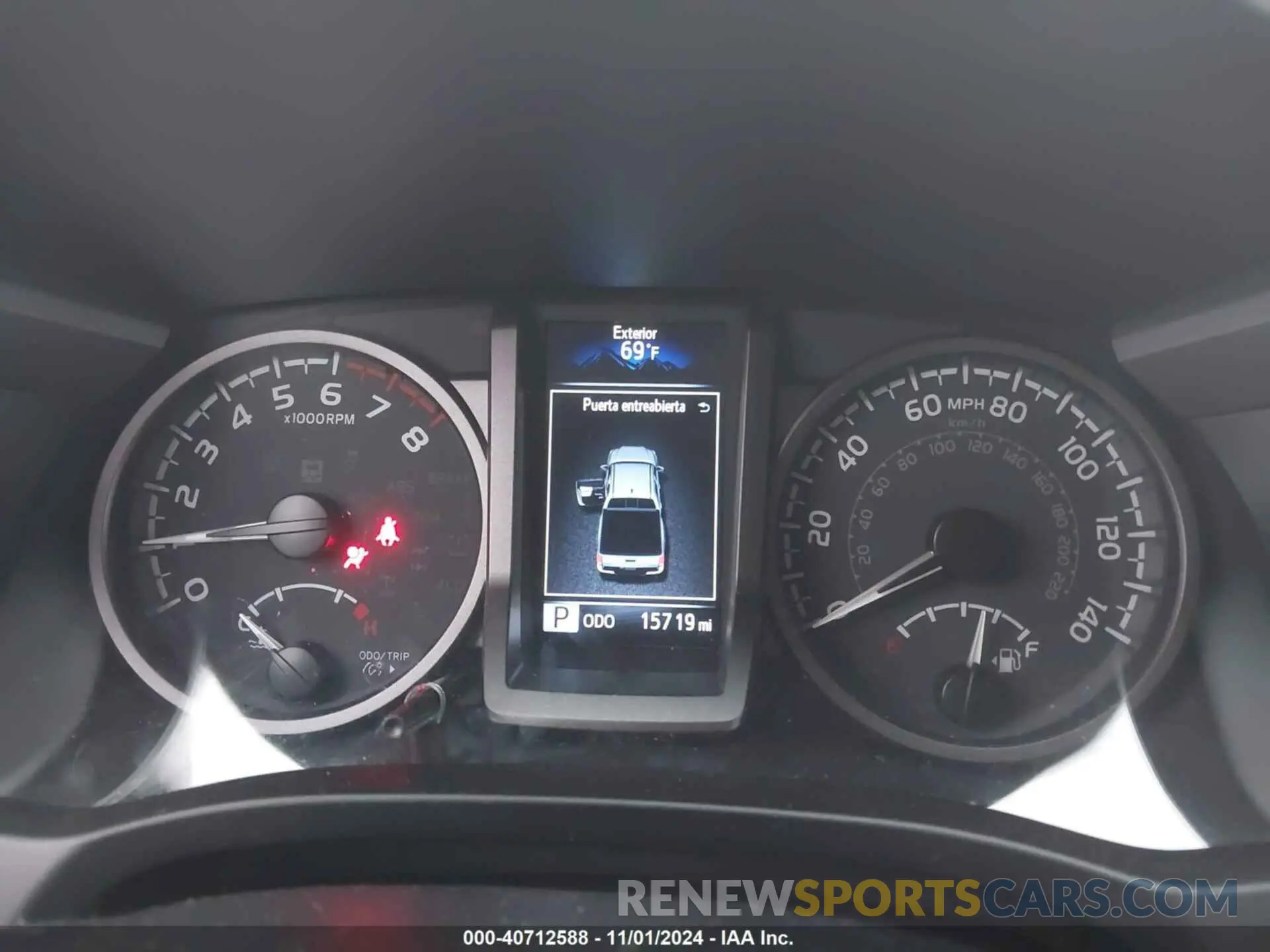 7 fotografías del automóvil dañado 3TYCZ5AN1PT132917 TOYOTA TACOMA 2023