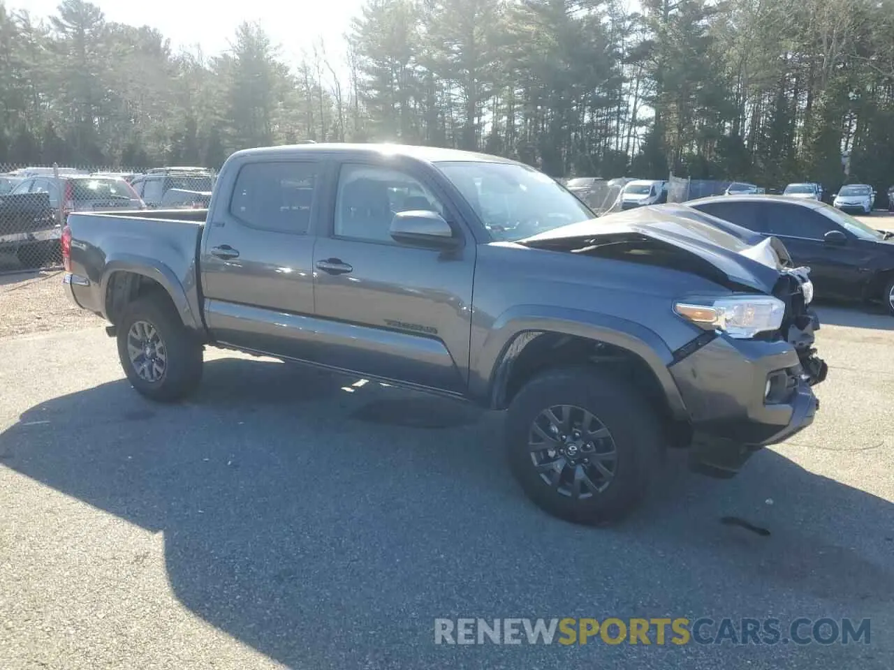 4 fotografías del automóvil dañado 3TYCZ5AN1PT135218 TOYOTA TACOMA 2023