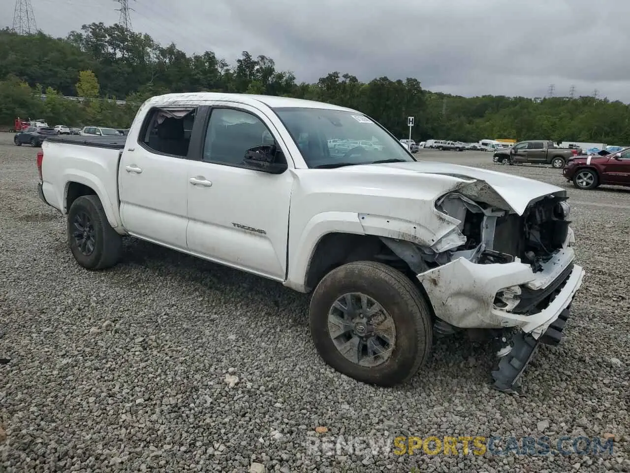 4 fotografías del automóvil dañado 3TYCZ5AN1PT140273 TOYOTA TACOMA 2023