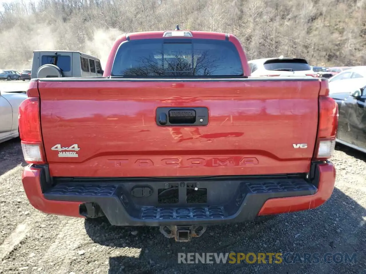 6 fotografías del automóvil dañado 3TYCZ5AN1PT153816 TOYOTA TACOMA 2023