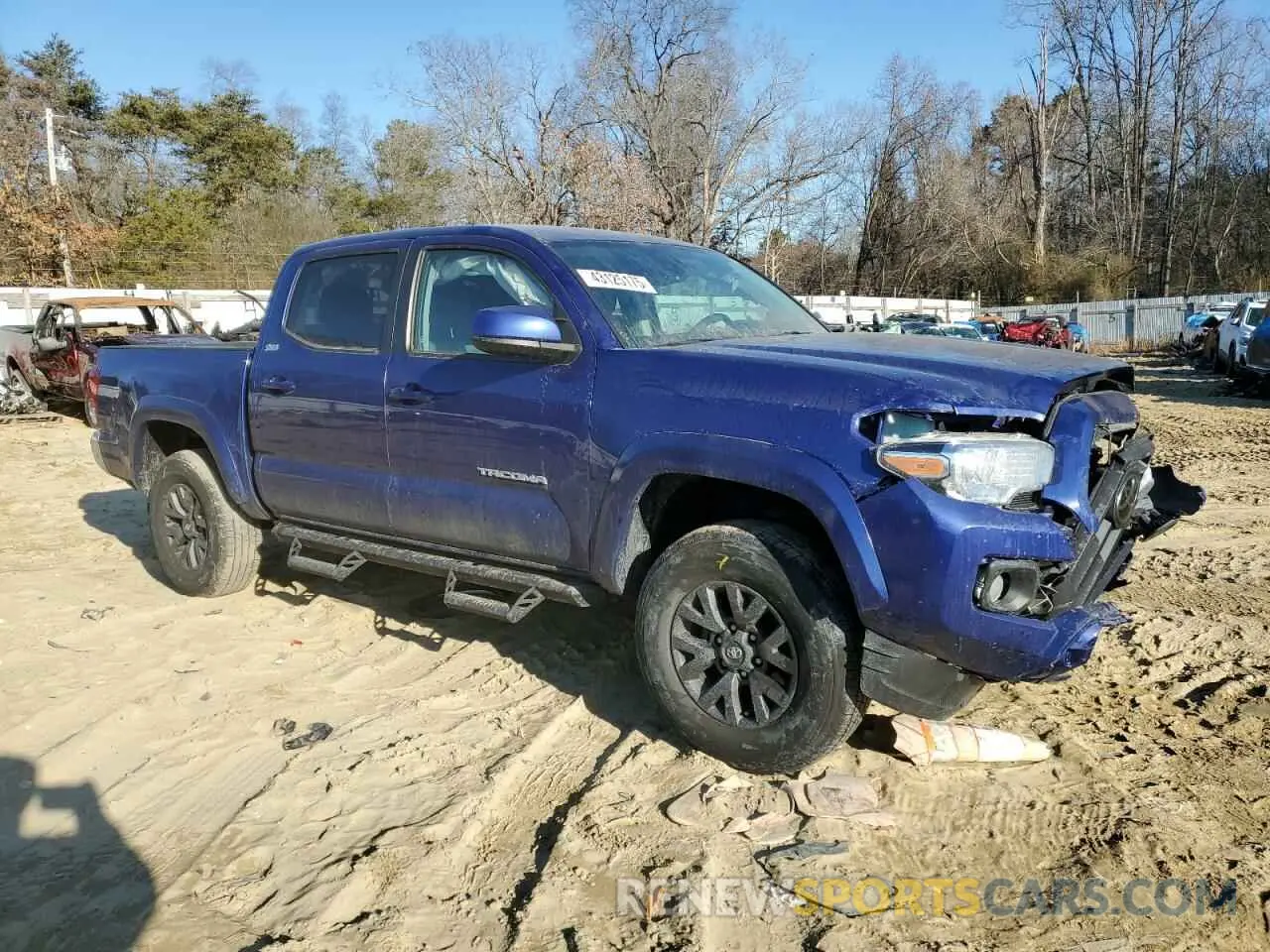 4 fotografías del automóvil dañado 3TYCZ5AN2PT157678 TOYOTA TACOMA 2023