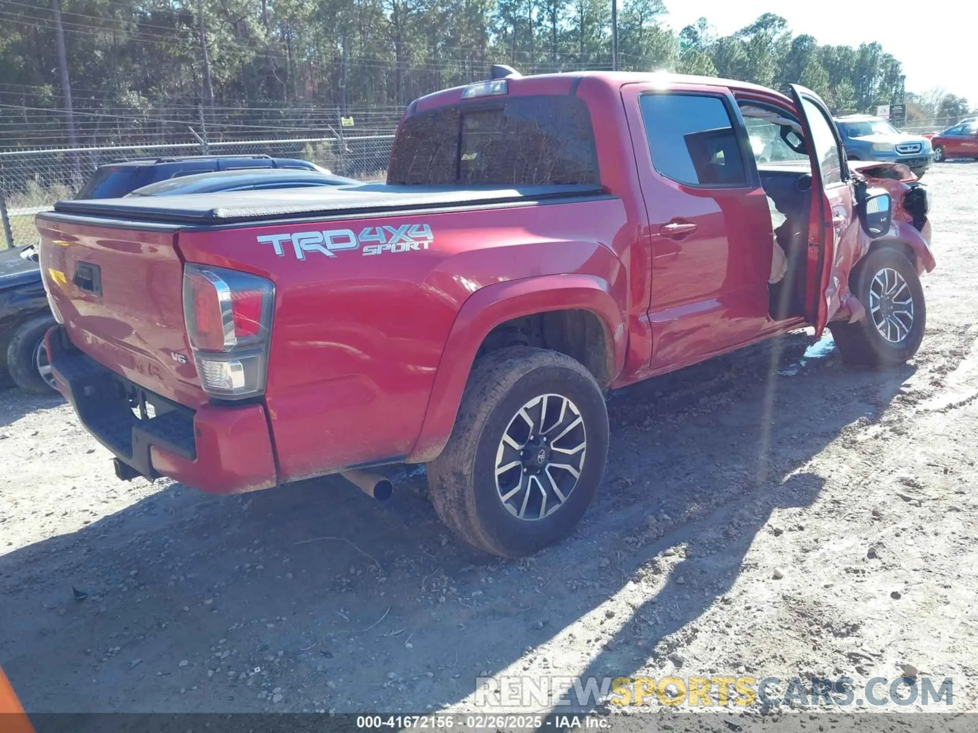 4 fotografías del automóvil dañado 3TYCZ5AN2PT165019 TOYOTA TACOMA 2023