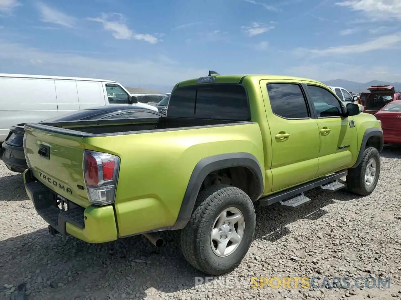 3 fotografías del automóvil dañado 3TYCZ5AN2PT172293 TOYOTA TACOMA 2023