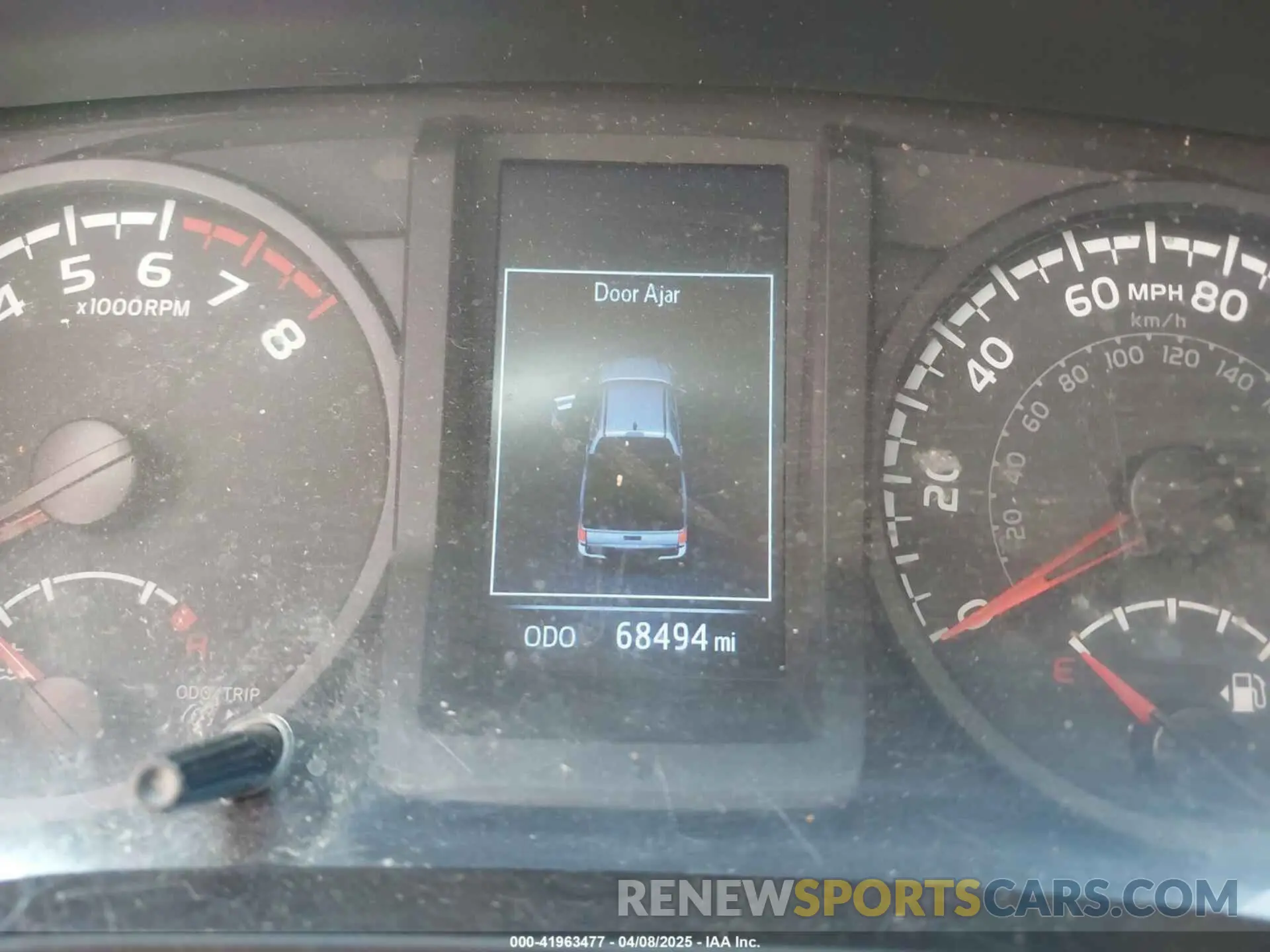 7 fotografías del automóvil dañado 3TYCZ5AN3PT135415 TOYOTA TACOMA 2023