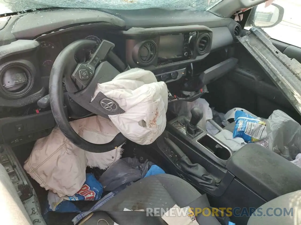 8 fotografías del automóvil dañado 3TYCZ5AN3PT139142 TOYOTA TACOMA 2023