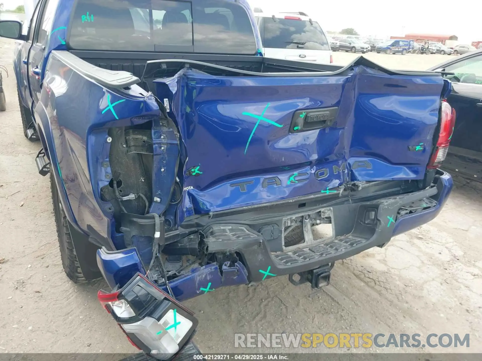 6 fotografías del automóvil dañado 3TYCZ5AN3PT154966 TOYOTA TACOMA 2023
