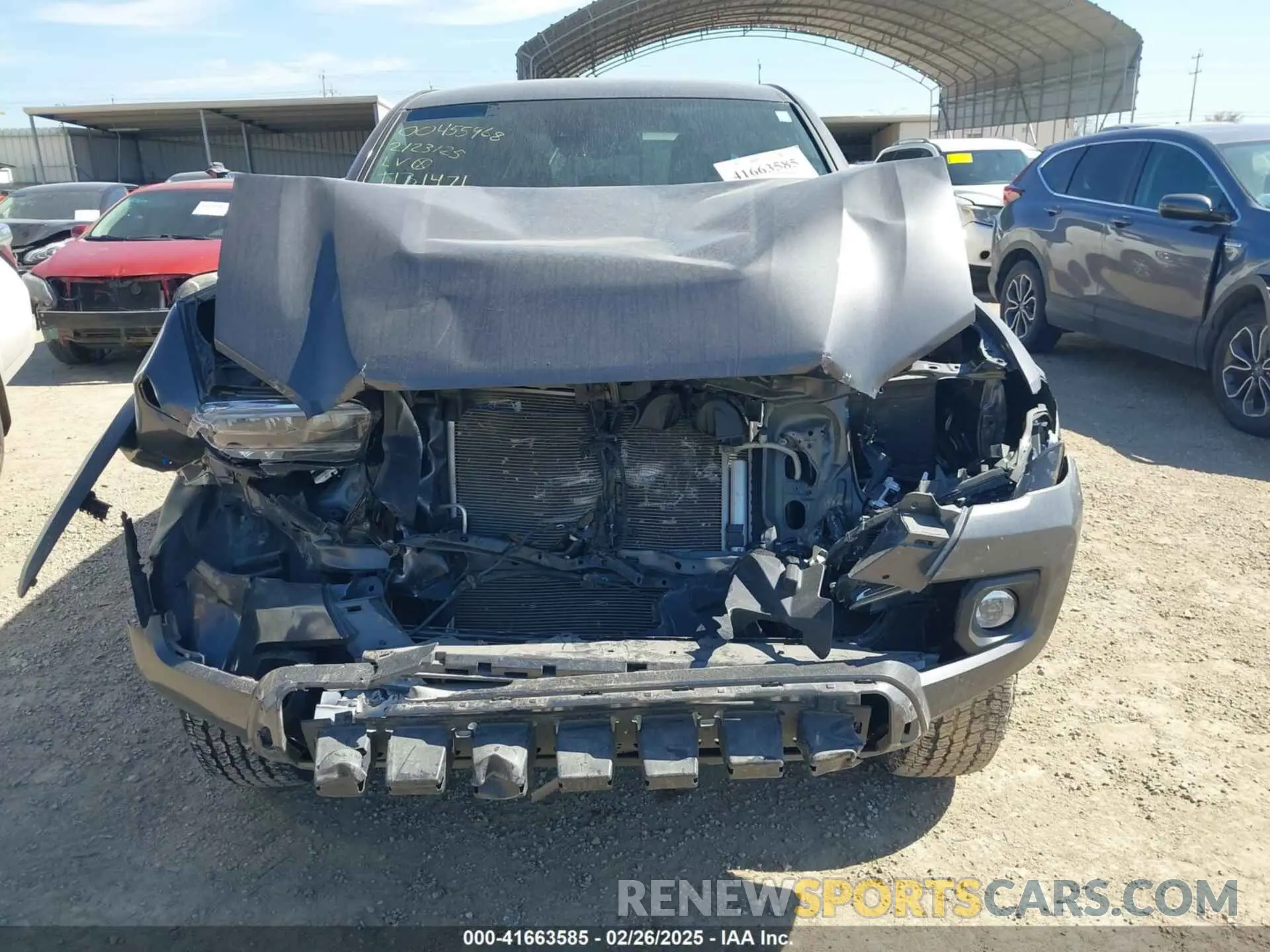 11 fotografías del automóvil dañado 3TYCZ5AN4PT131471 TOYOTA TACOMA 2023
