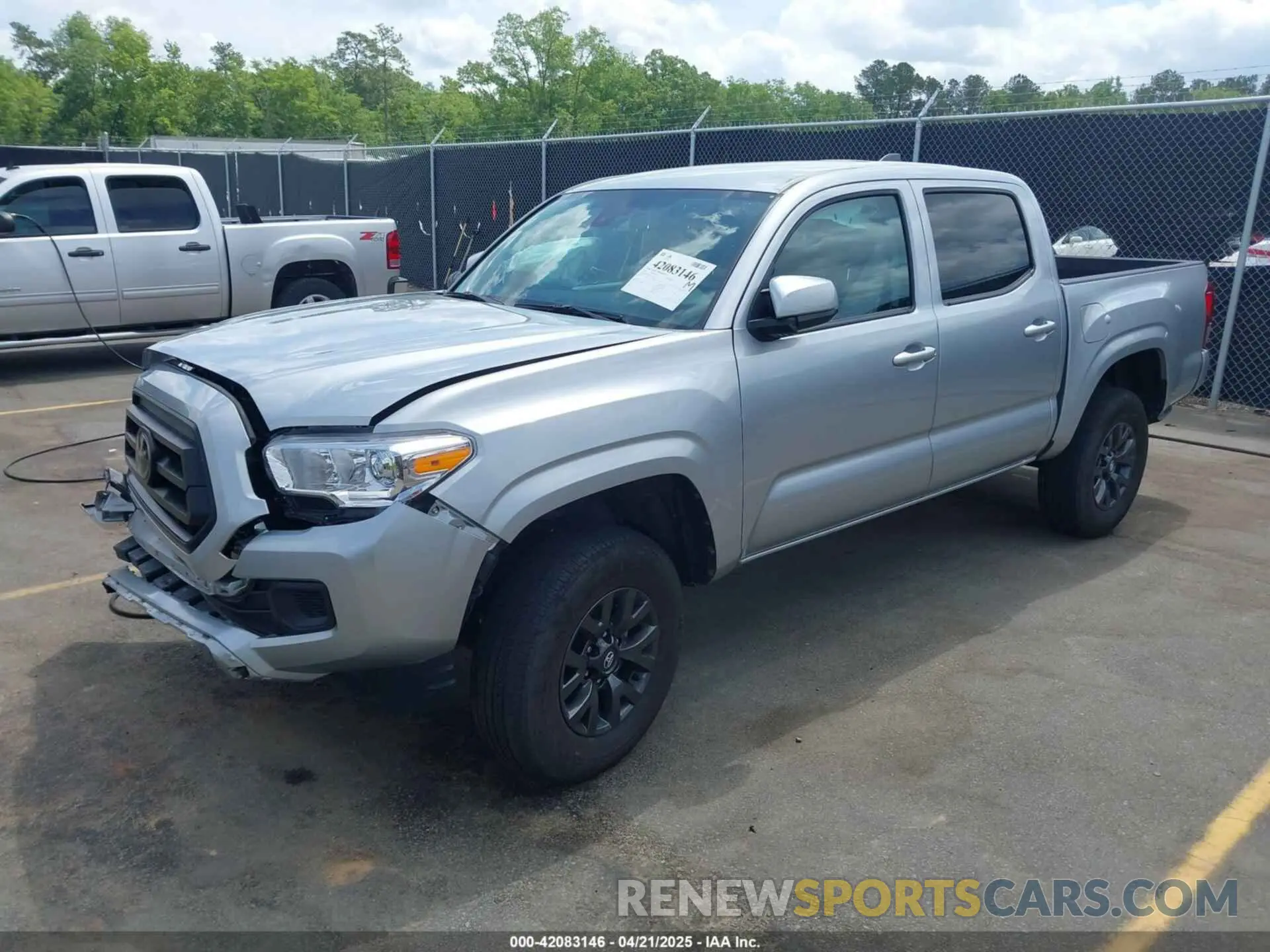 2 fotografías del automóvil dañado 3TYCZ5AN4PT149730 TOYOTA TACOMA 2023