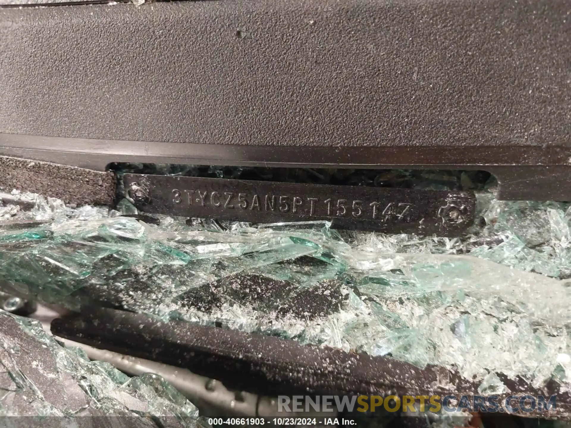 9 fotografías del automóvil dañado 3TYCZ5AN5PT155147 TOYOTA TACOMA 2023
