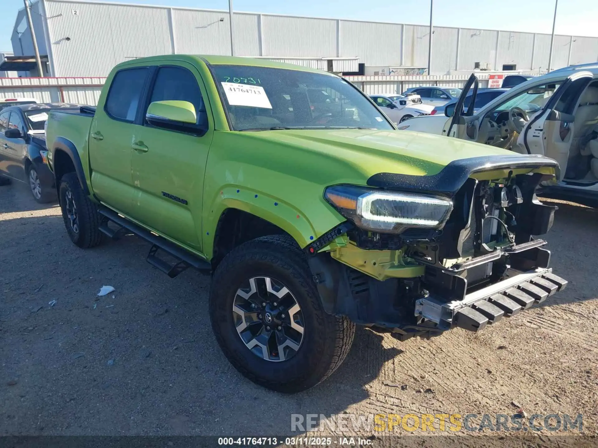 1 fotografías del automóvil dañado 3TYCZ5AN6PT152645 TOYOTA TACOMA 2023