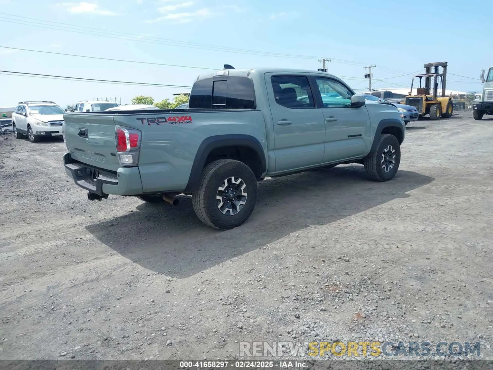 4 fotografías del automóvil dañado 3TYCZ5AN7PT145185 TOYOTA TACOMA 2023