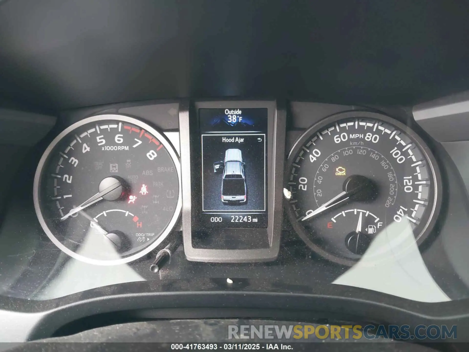 7 fotografías del automóvil dañado 3TYCZ5AN7PT161385 TOYOTA TACOMA 2023