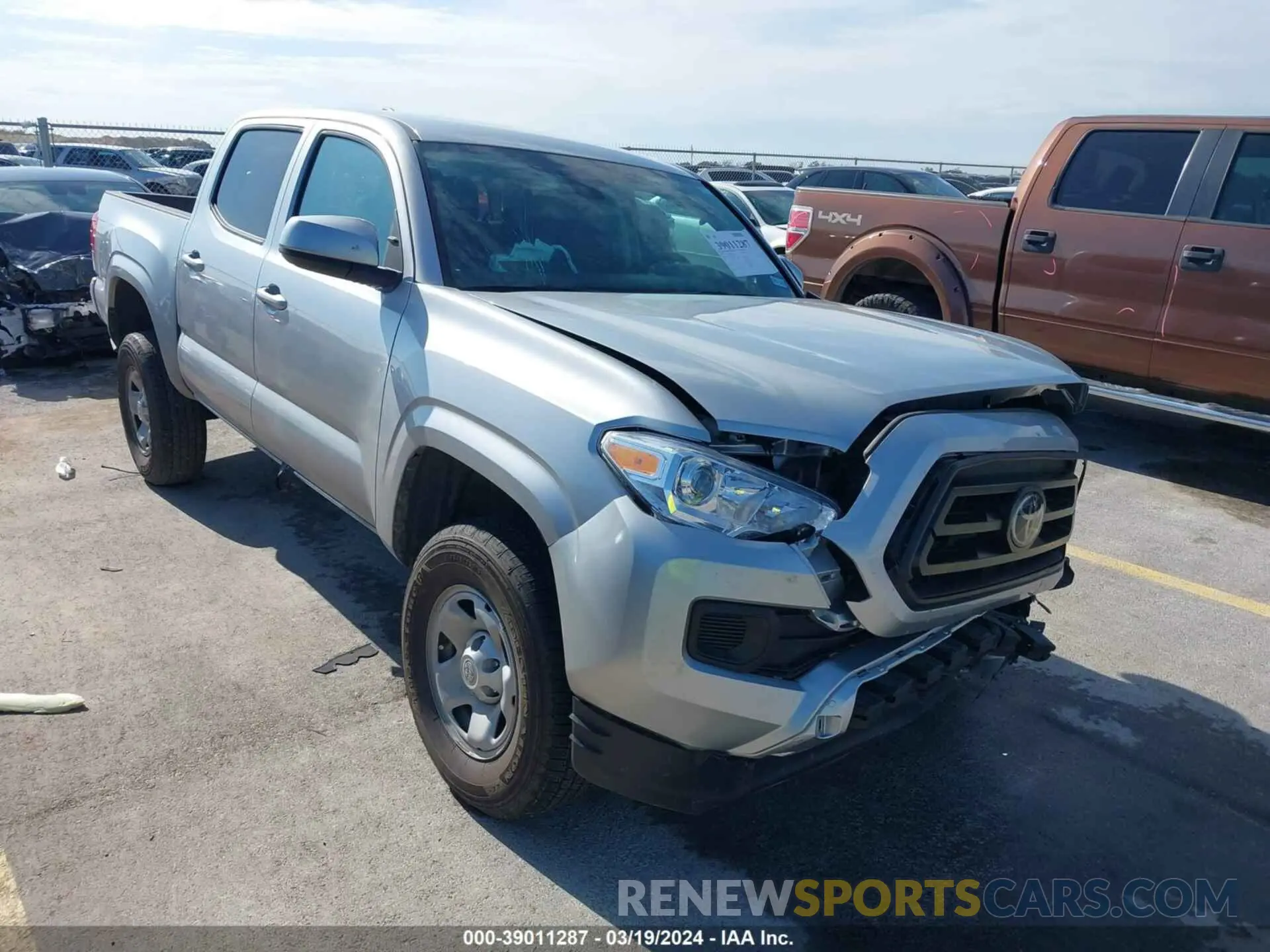 1 fotografías del automóvil dañado 3TYCZ5AN8PT148614 TOYOTA TACOMA 2023
