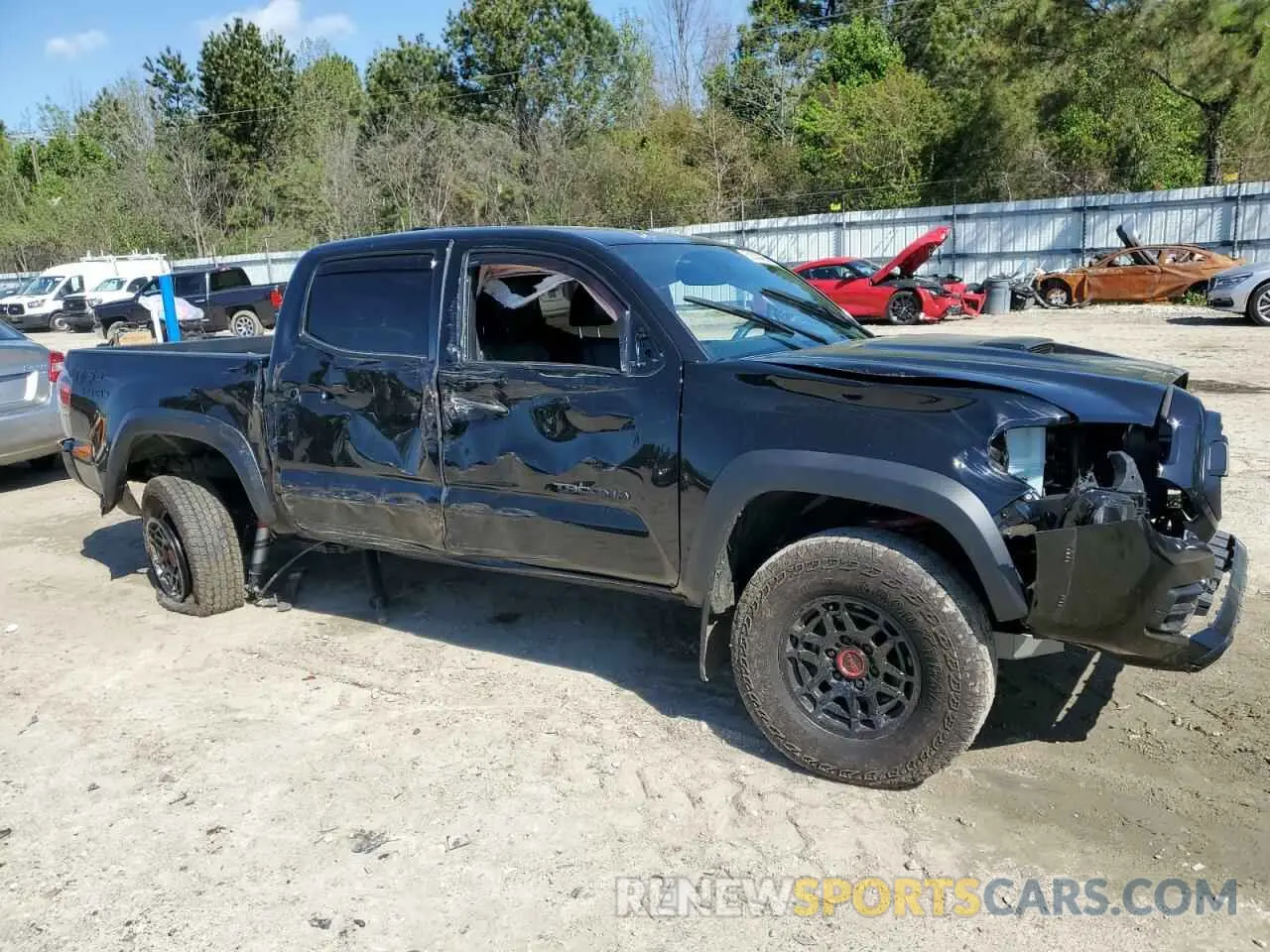 4 fotografías del automóvil dañado 3TYCZ5AN8PT157703 TOYOTA TACOMA 2023