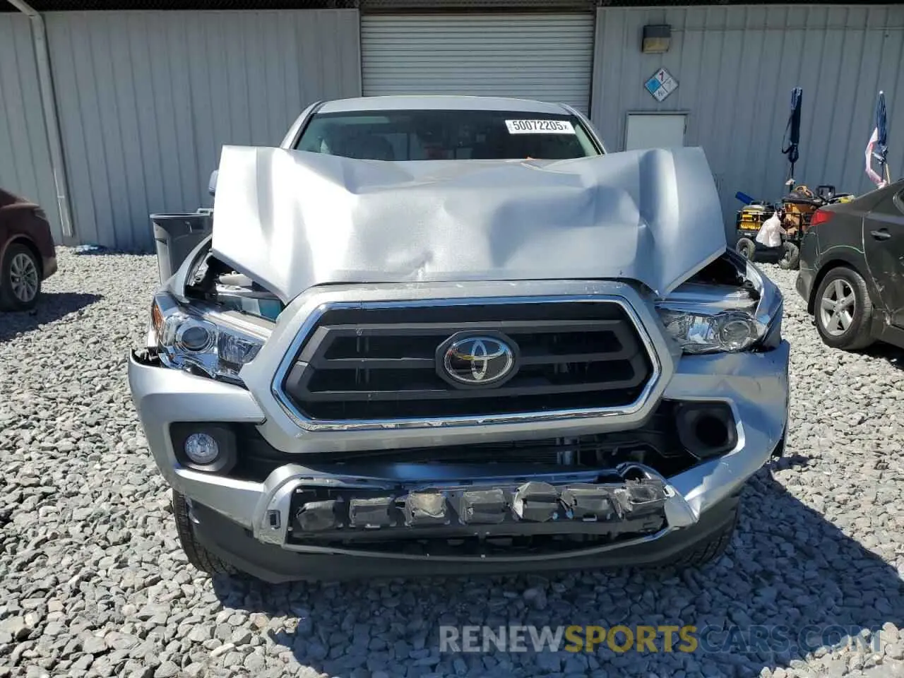 5 fotografías del automóvil dañado 3TYCZ5AN9PT108722 TOYOTA TACOMA 2023