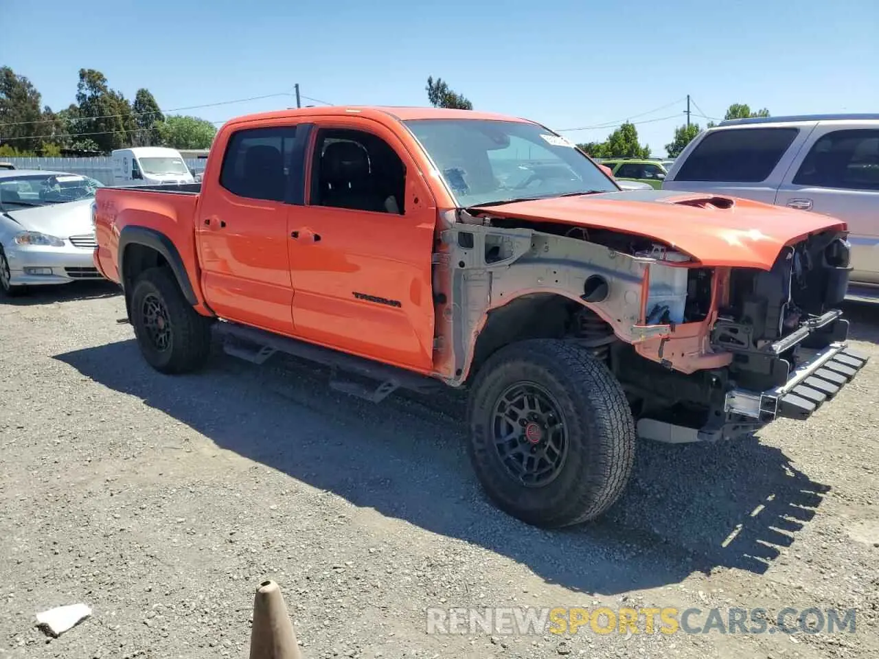 4 fotografías del automóvil dañado 3TYCZ5AN9PT118151 TOYOTA TACOMA 2023