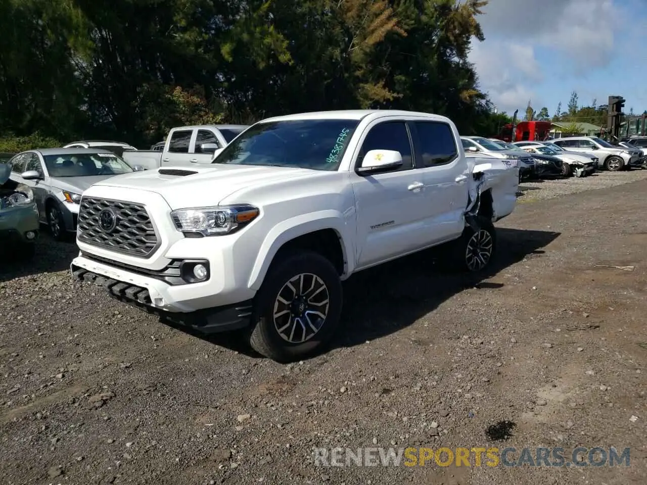 1 fotografías del automóvil dañado 3TYCZ5AN9PT151621 TOYOTA TACOMA 2023
