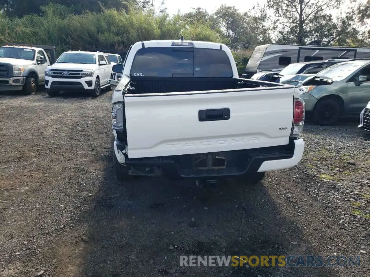 6 fotografías del automóvil dañado 3TYCZ5AN9PT151621 TOYOTA TACOMA 2023