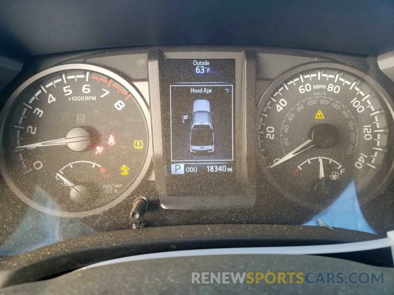 9 fotografías del automóvil dañado 3TYCZ5ANXPT156729 TOYOTA TACOMA 2023