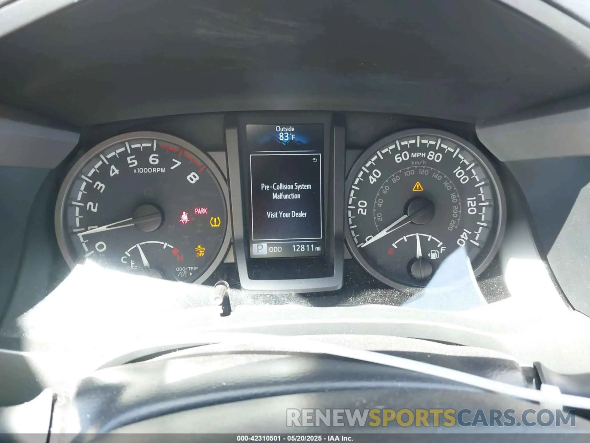 7 fotografías del automóvil dañado 3TYCZ5ANXPT167858 TOYOTA TACOMA 2023
