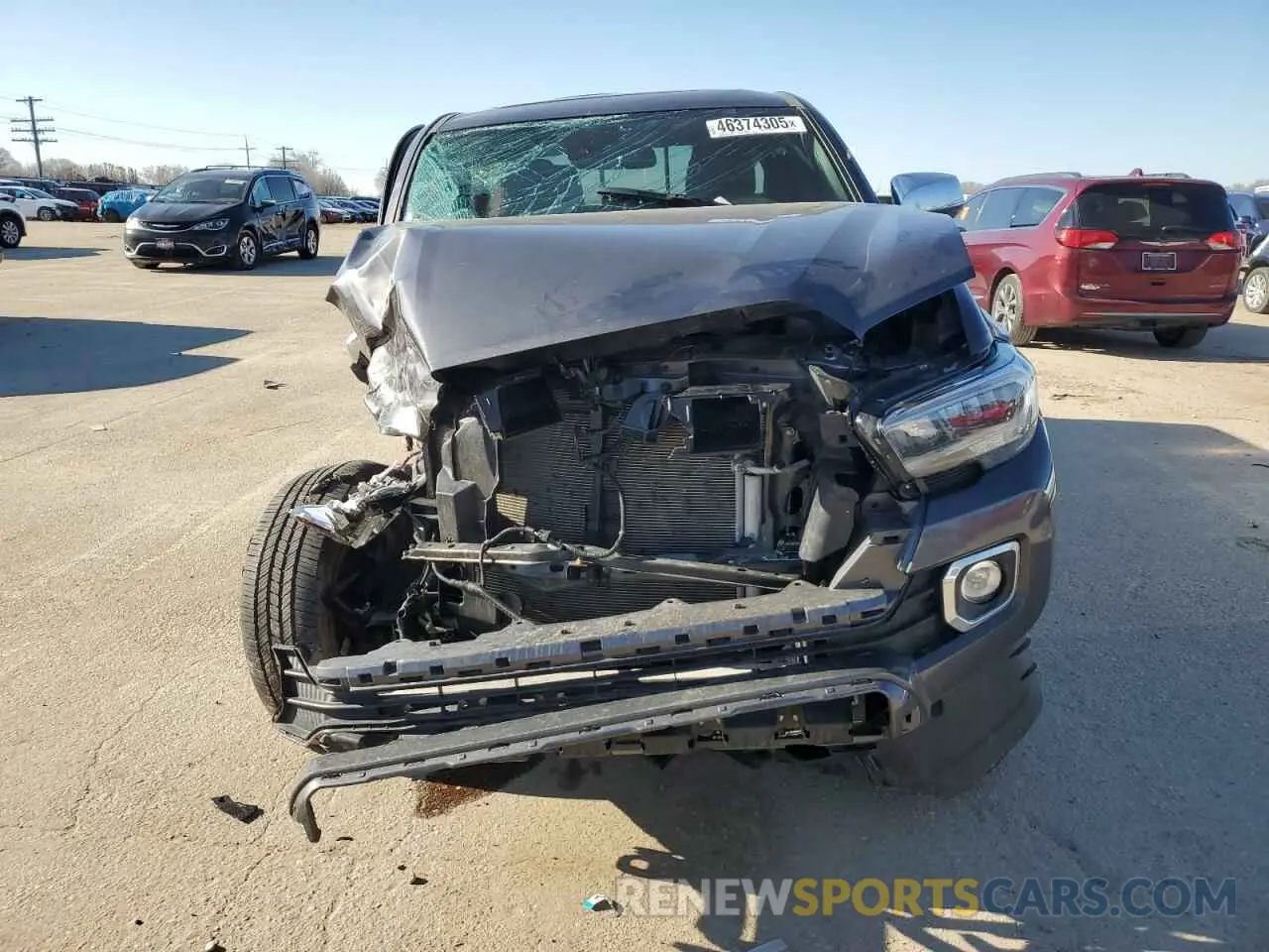 5 fotografías del automóvil dañado 3TYGZ5AN5PT174590 TOYOTA TACOMA 2023