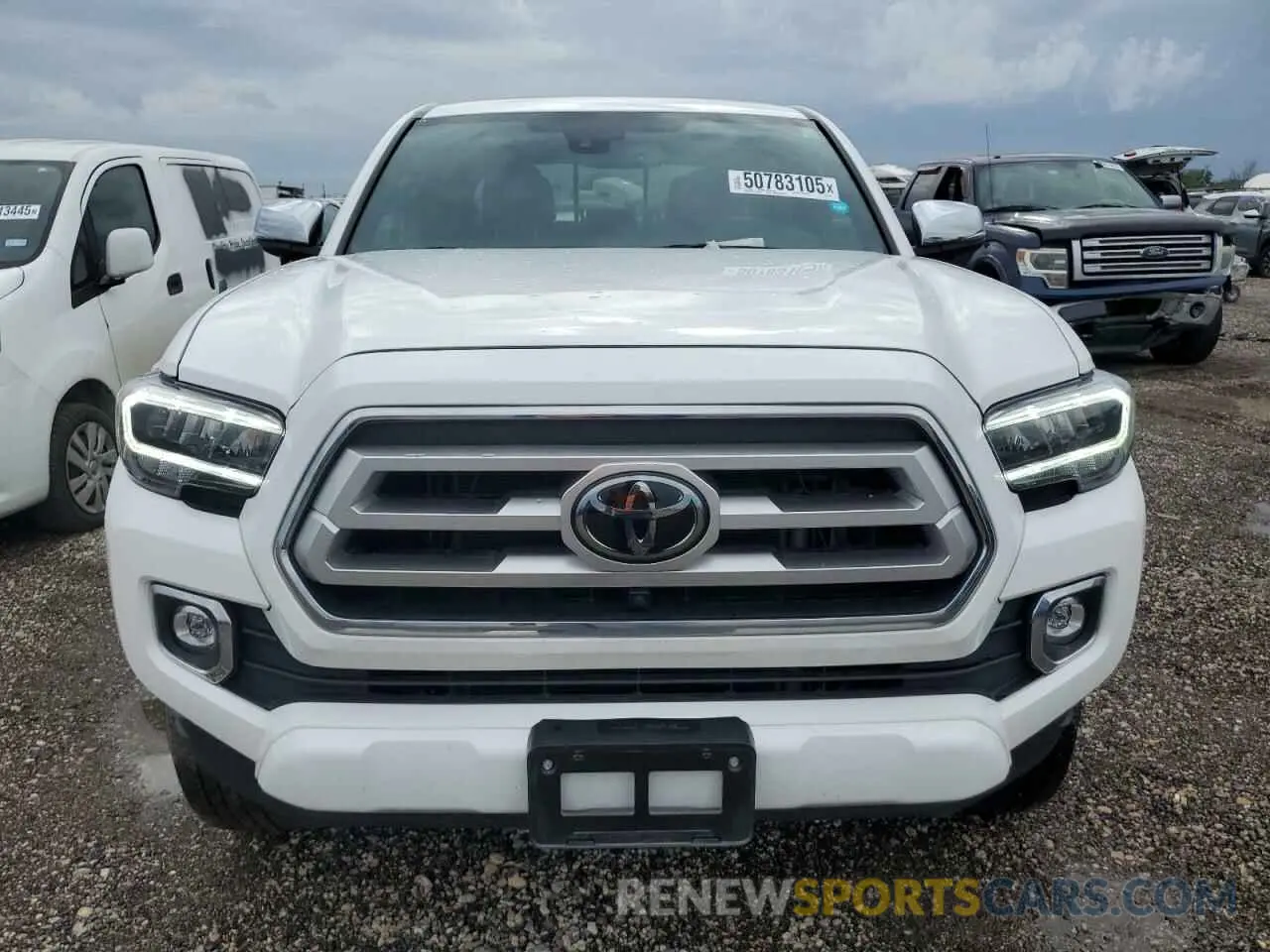 5 fotografías del automóvil dañado 3TYGZ5AN8PT161414 TOYOTA TACOMA 2023