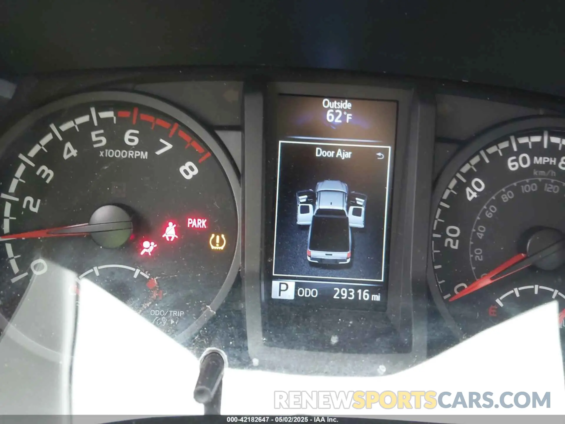 7 fotografías del automóvil dañado 3TYRX5GN2PT074386 TOYOTA TACOMA 2023