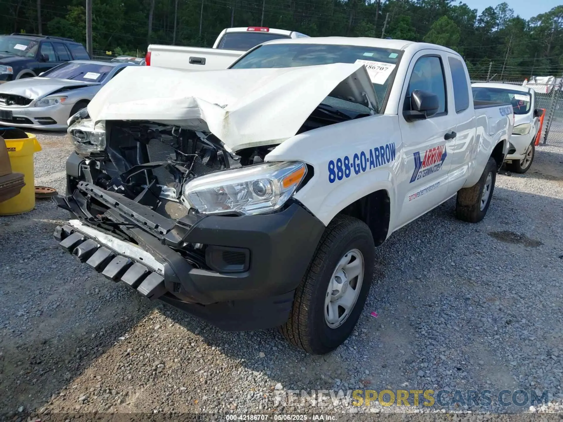2 fotografías del automóvil dañado 3TYRX5GN2PT074548 TOYOTA TACOMA 2023