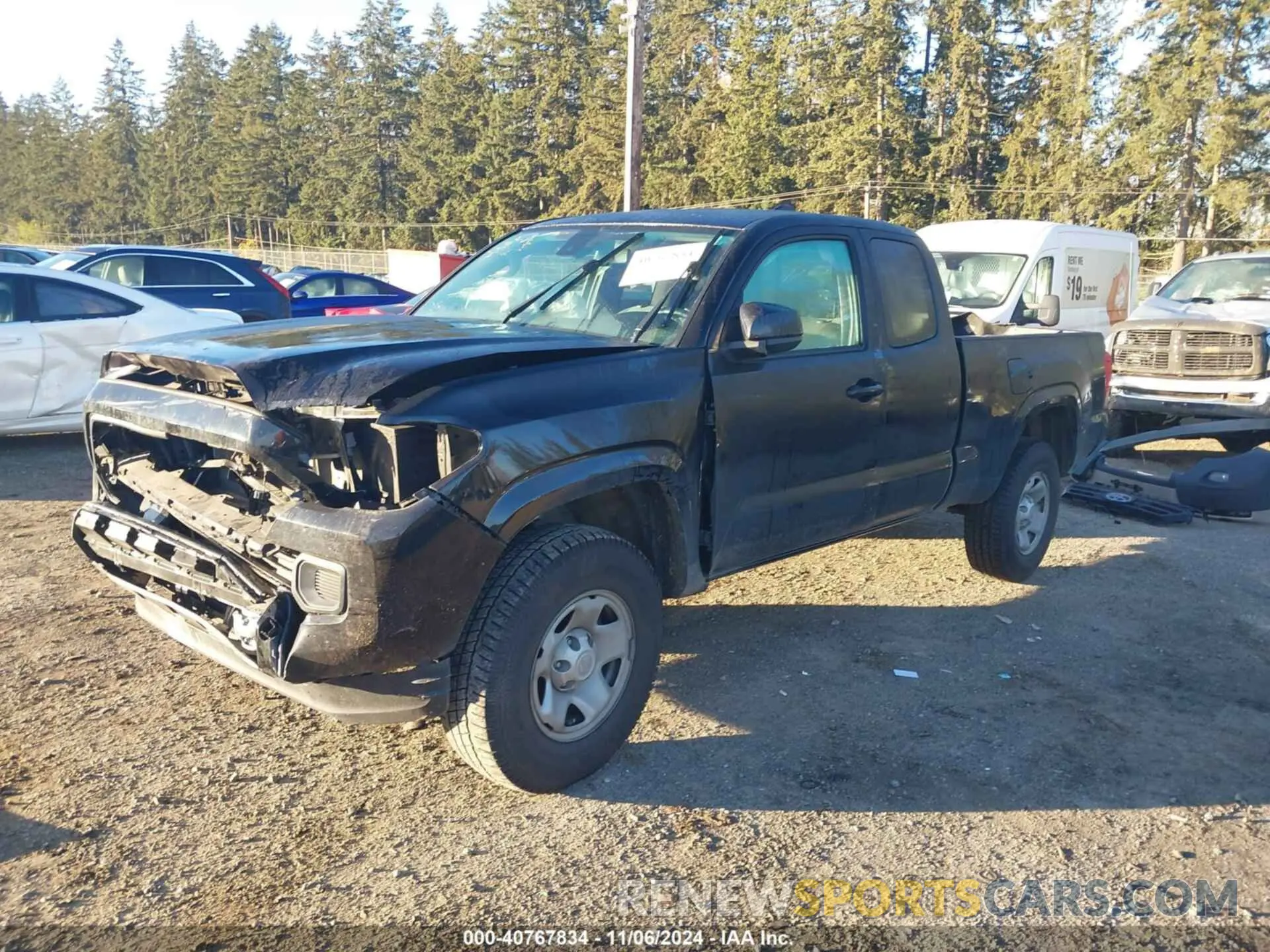 2 fotografías del automóvil dañado 3TYRX5GN3PT078088 TOYOTA TACOMA 2023