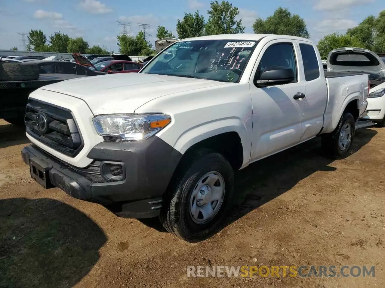 1 fotografías del automóvil dañado 3TYRX5GN3PT089723 TOYOTA TACOMA 2023
