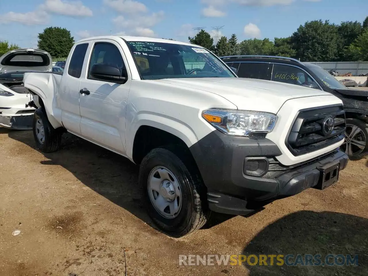 4 fotografías del automóvil dañado 3TYRX5GN3PT089723 TOYOTA TACOMA 2023