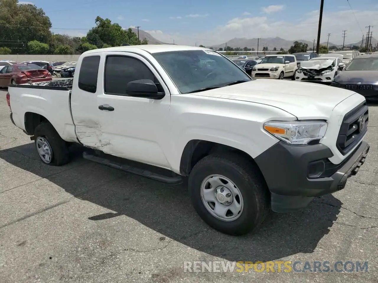 4 fotografías del automóvil dañado 3TYRX5GN9PT087555 TOYOTA TACOMA 2023