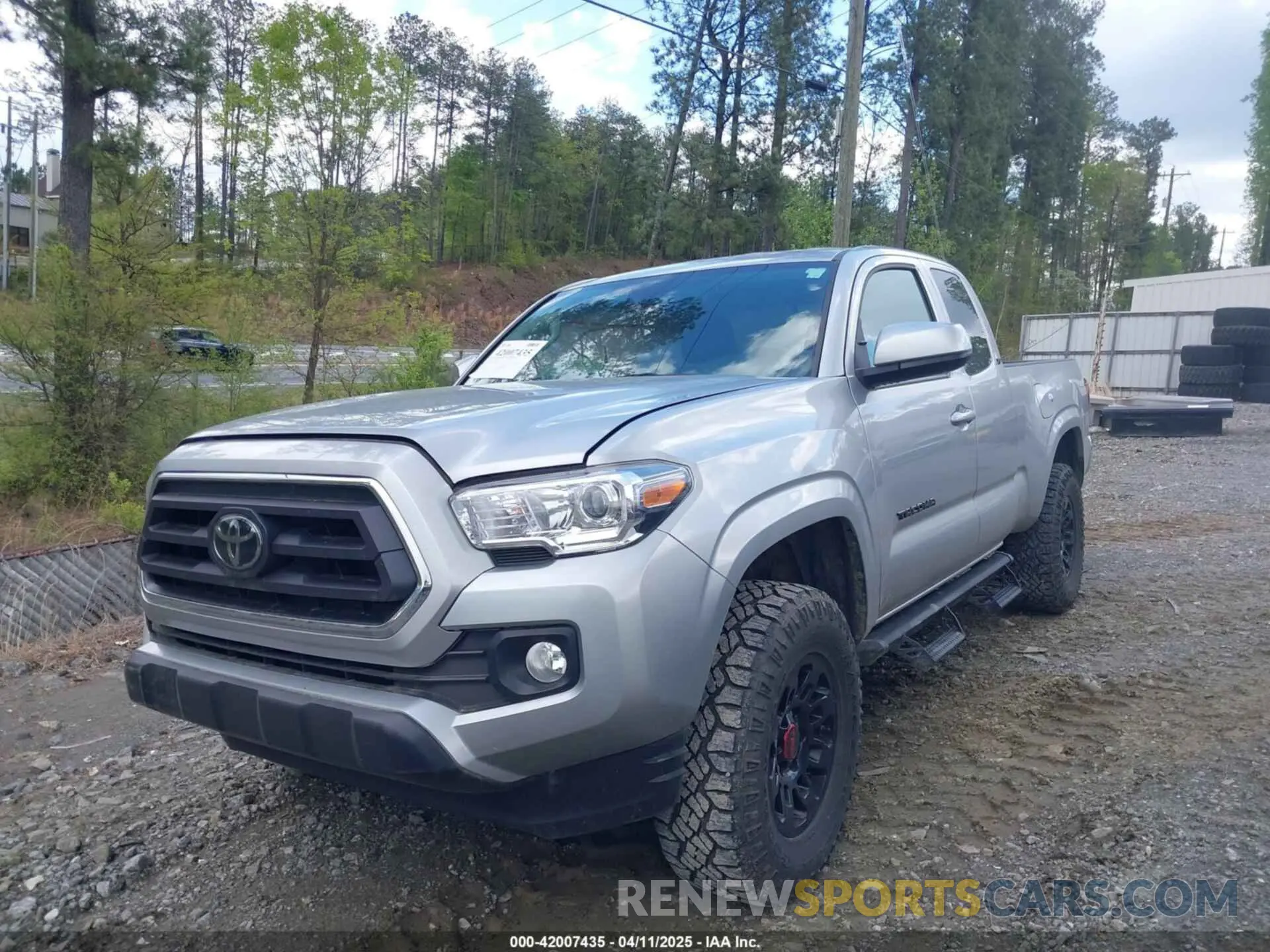 2 fotografías del automóvil dañado 3TYRX5GNXPT069128 TOYOTA TACOMA 2023