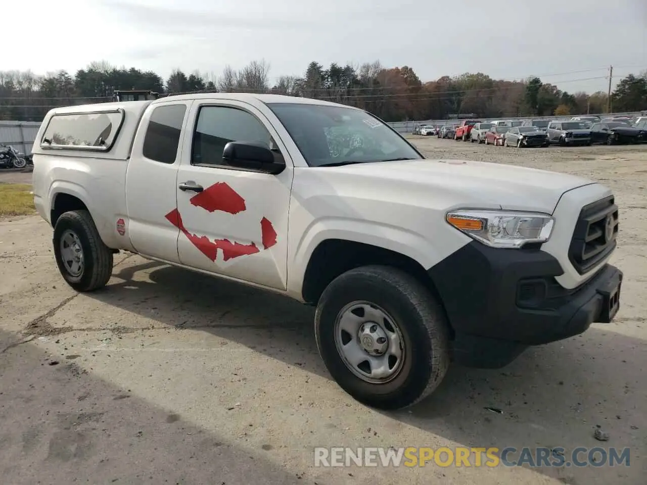 4 fotografías del automóvil dañado 3TYRX5GNXPT088293 TOYOTA TACOMA 2023
