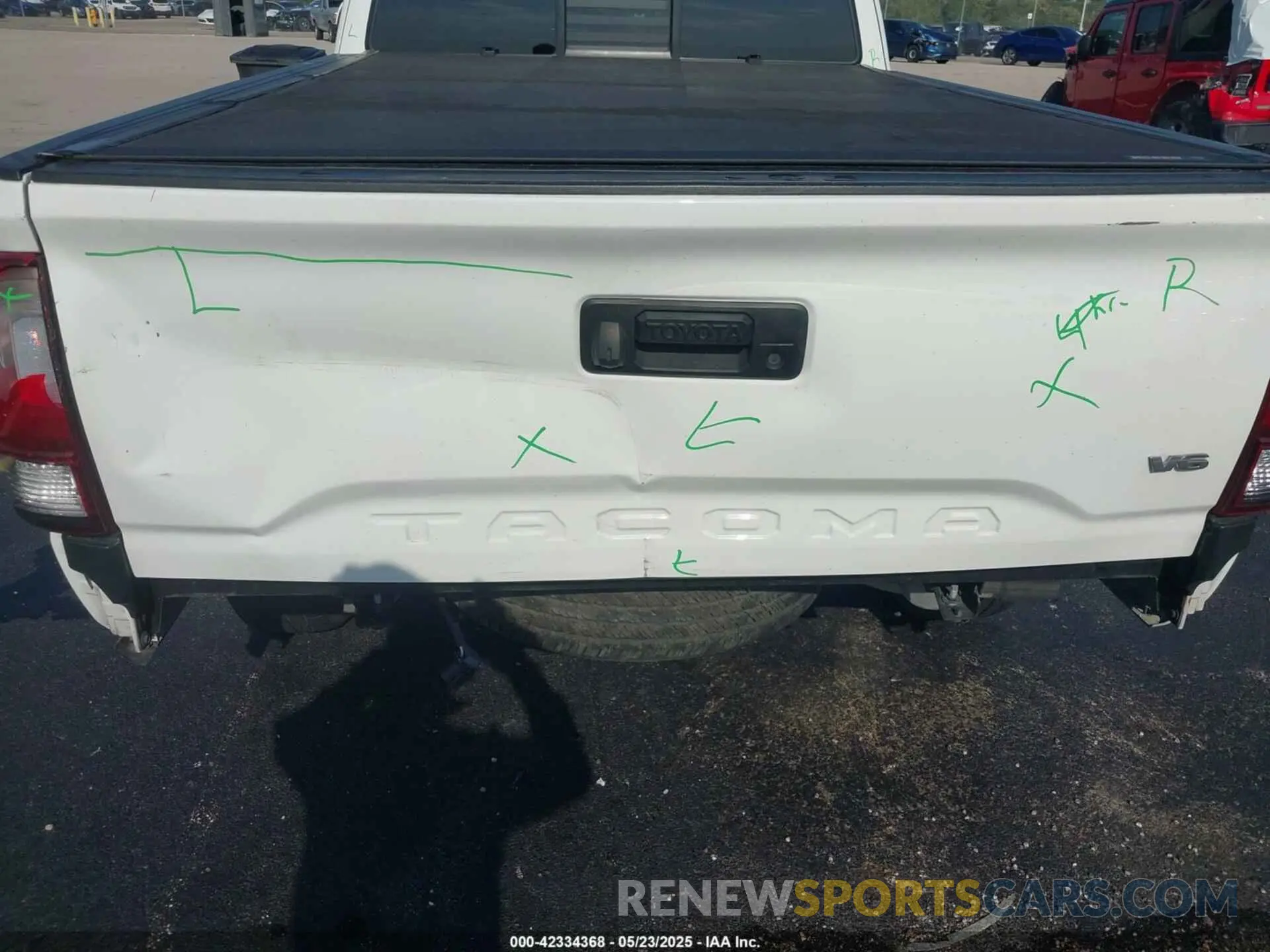 18 fotografías del automóvil dañado 3TYRZ5CN3PT027187 TOYOTA TACOMA 2023