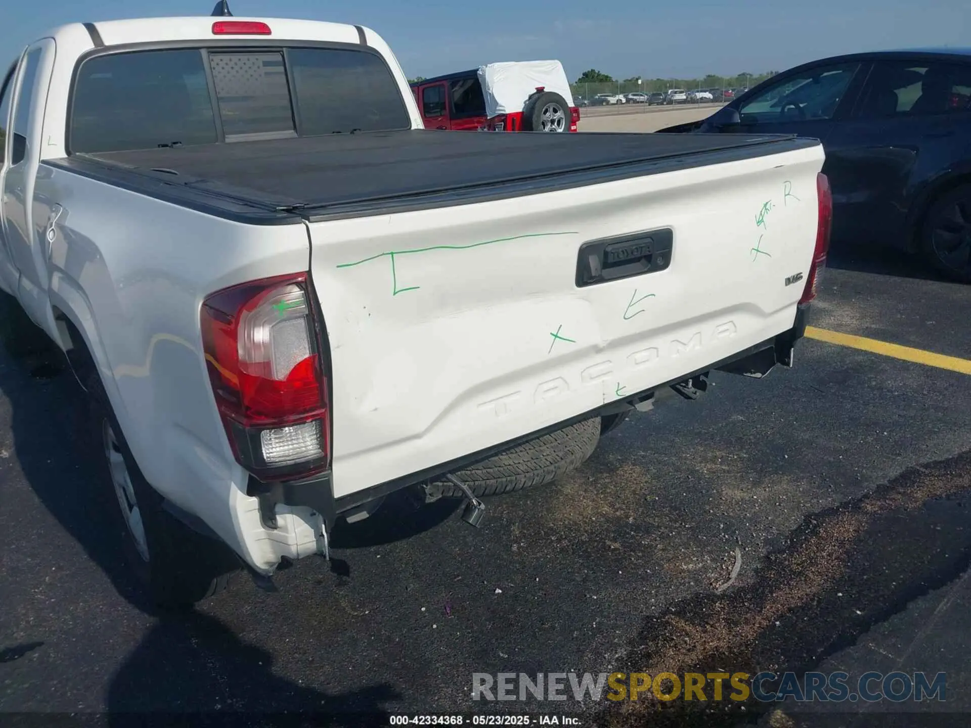 6 fotografías del automóvil dañado 3TYRZ5CN3PT027187 TOYOTA TACOMA 2023