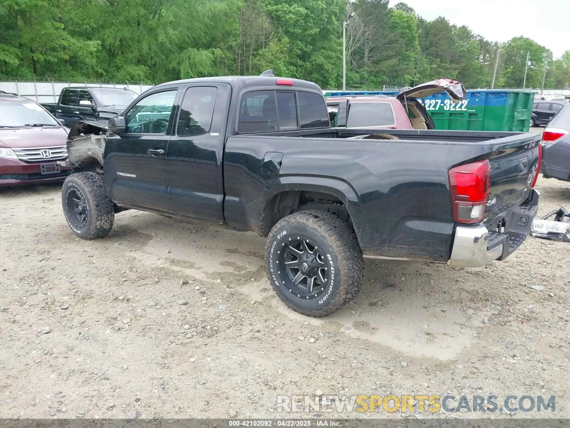 3 fotografías del automóvil dañado 3TYSX5EN2PT019277 TOYOTA TACOMA 2023