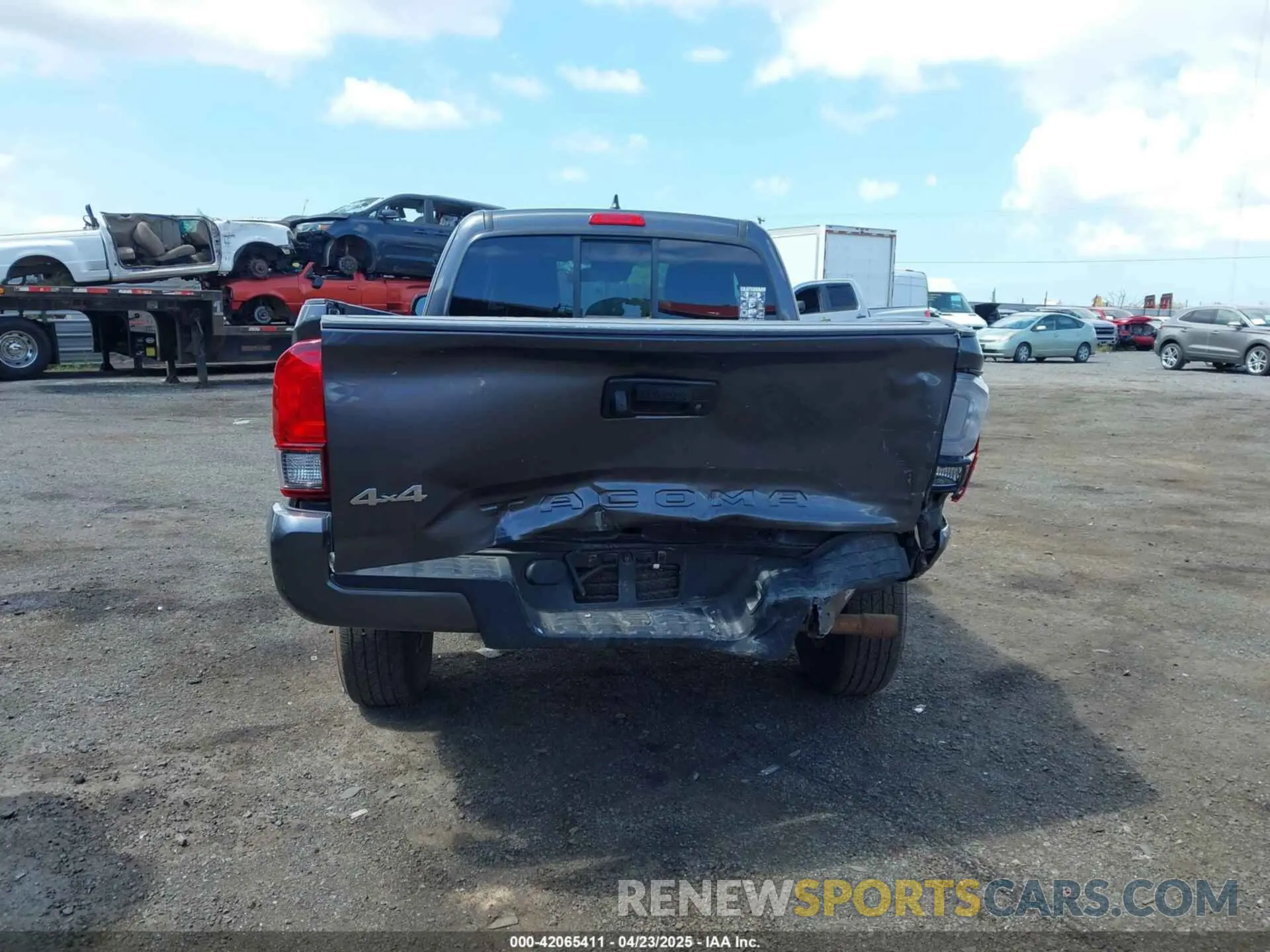 6 fotografías del automóvil dañado 3TYSX5EN5PT019063 TOYOTA TACOMA 2023