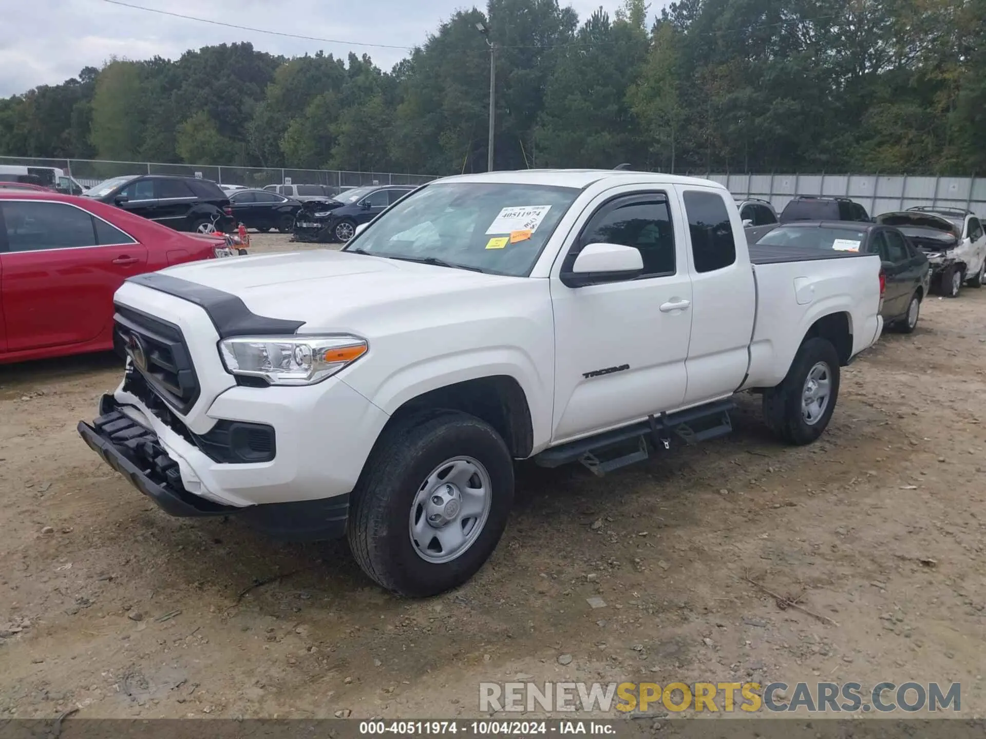 2 fotografías del automóvil dañado 3TYSZ5AN3PT106976 TOYOTA TACOMA 2023