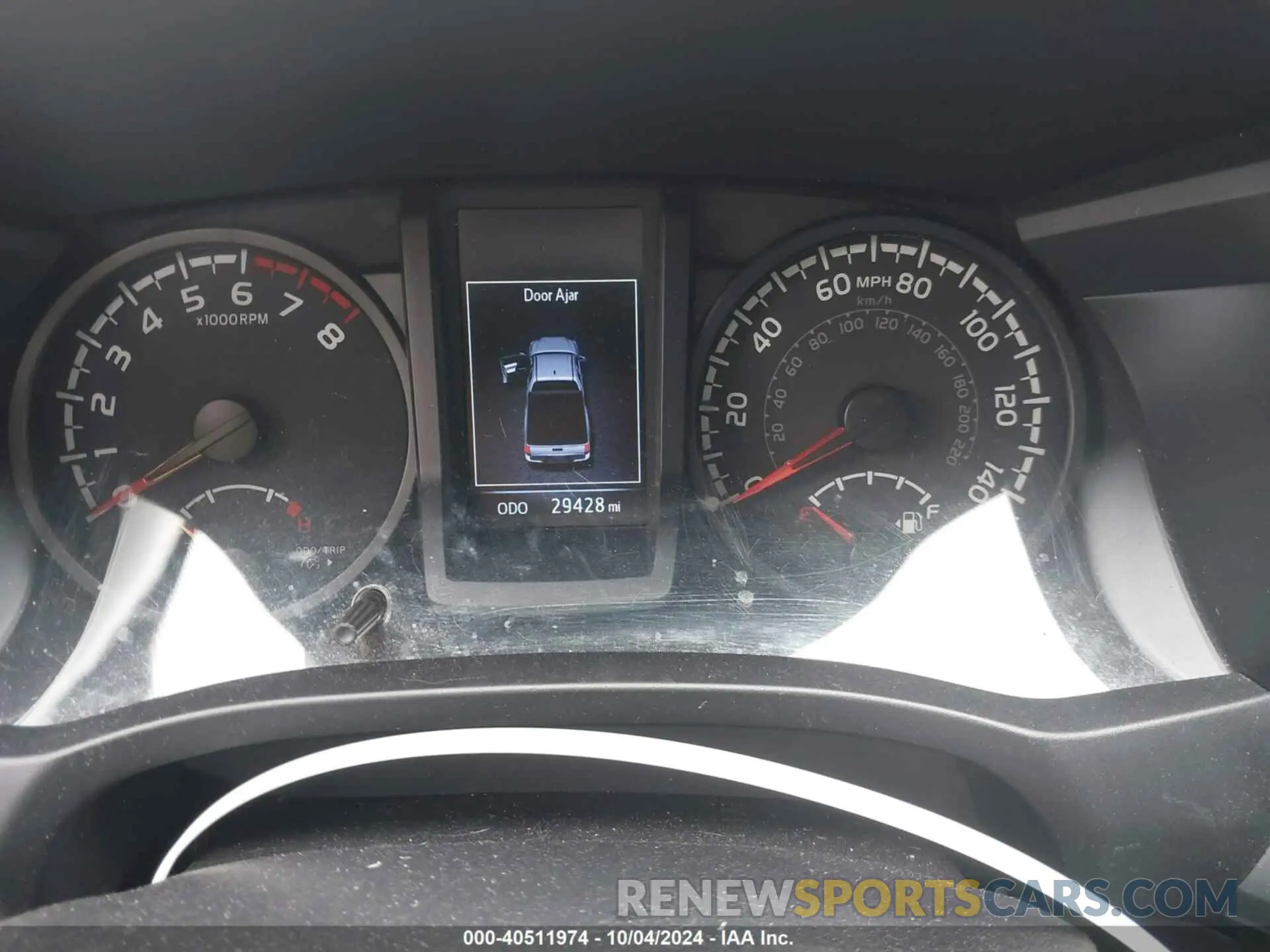 7 fotografías del automóvil dañado 3TYSZ5AN3PT106976 TOYOTA TACOMA 2023
