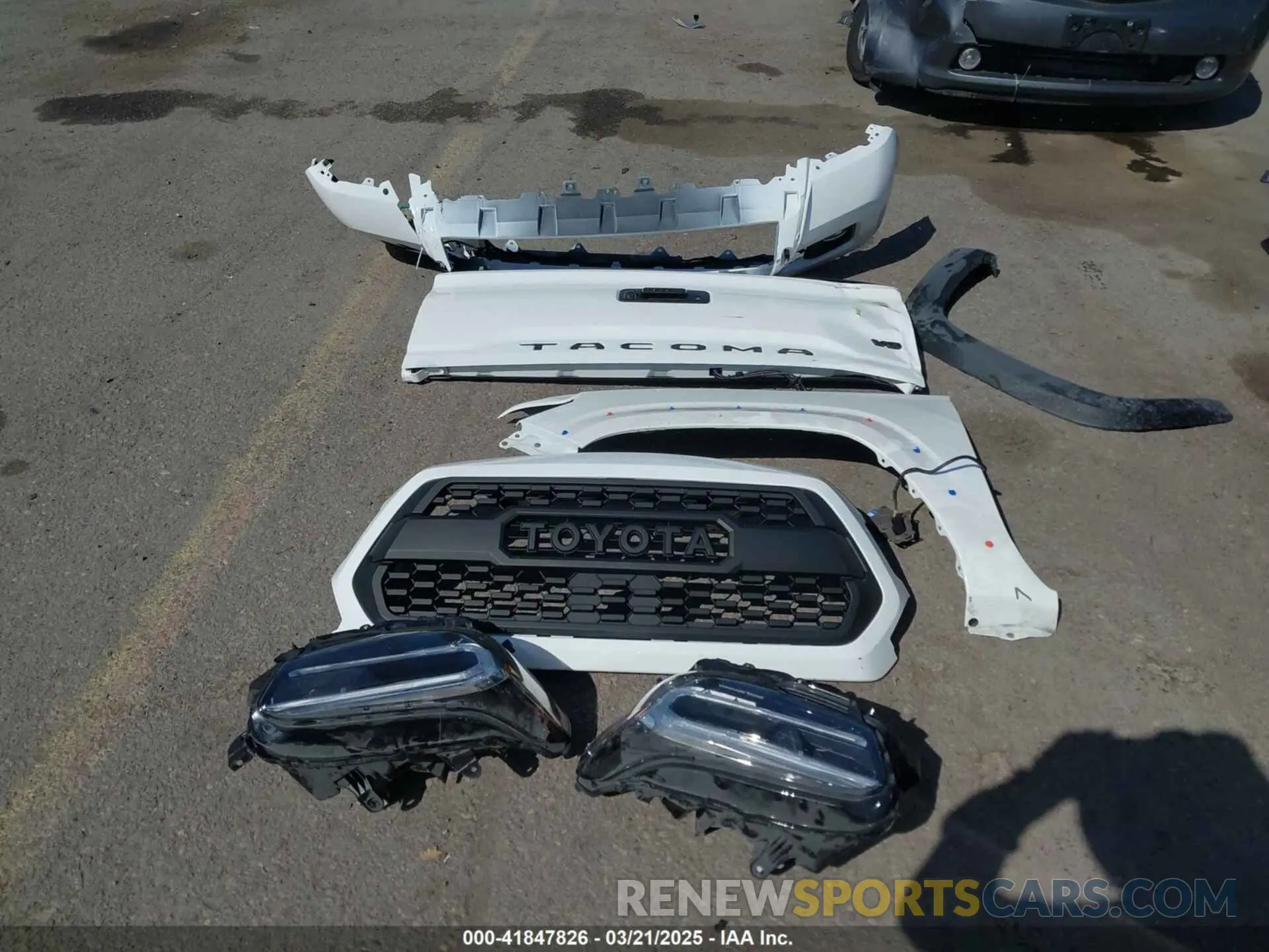 12 fotografías del automóvil dañado 3TYSZ5AN3PT123017 TOYOTA TACOMA 2023