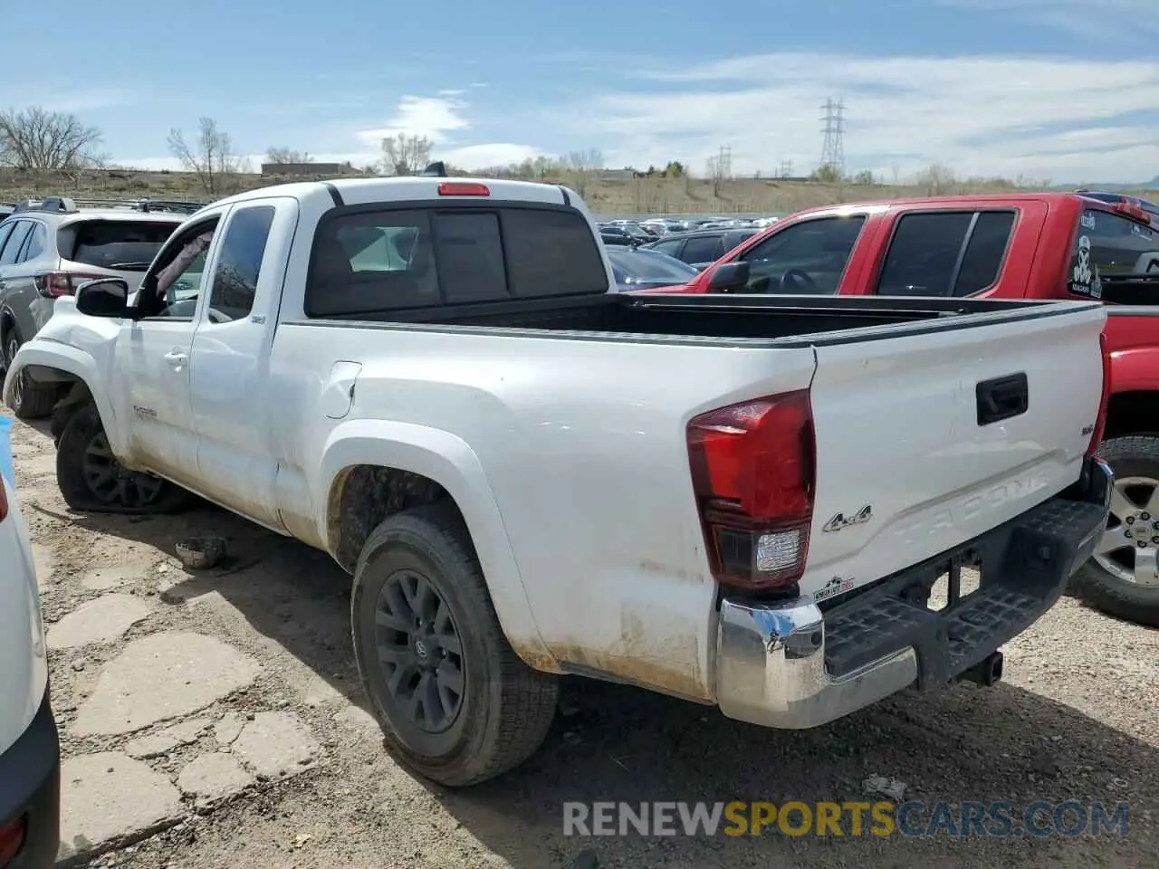 2 fotografías del automóvil dañado 3TYSZ5AN3PT147544 TOYOTA TACOMA 2023