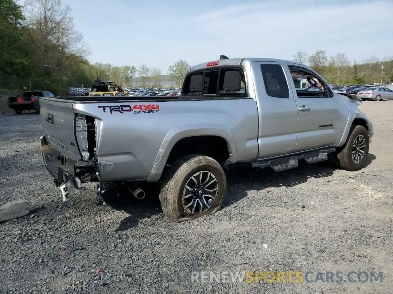 3 fotografías del automóvil dañado 3TYSZ5AN8PT112112 TOYOTA TACOMA 2023