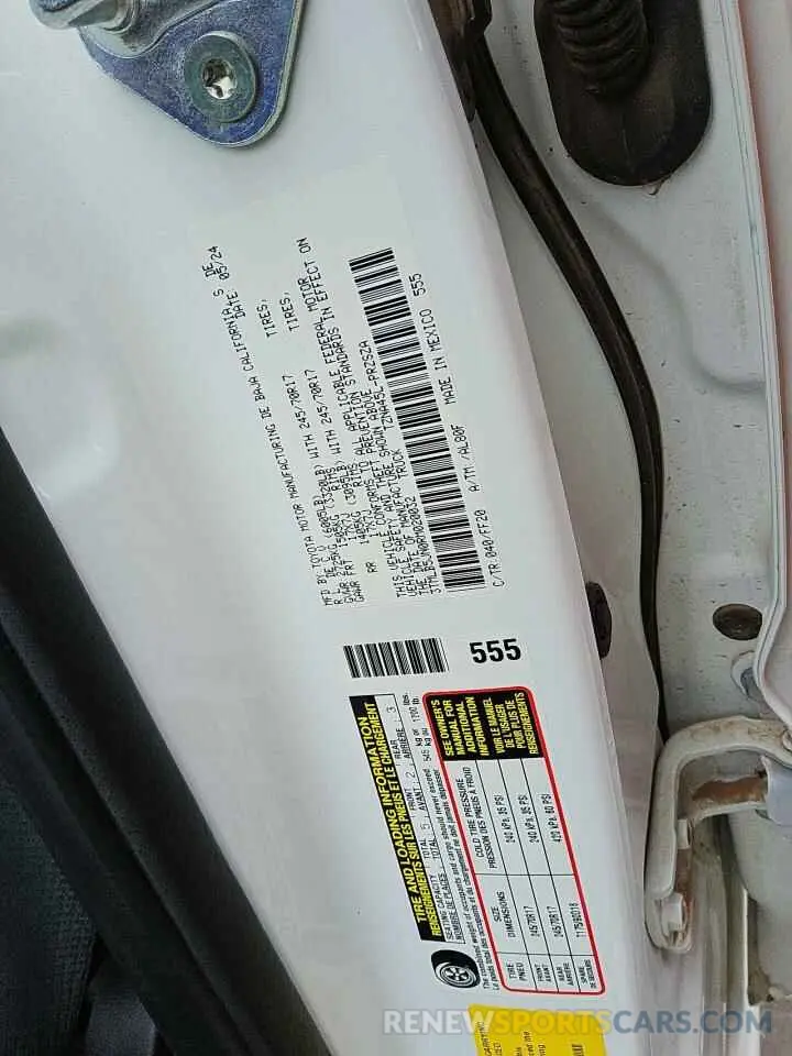 12 fotografías del automóvil dañado 3TMLB5JN0RM020032 TOYOTA TACOMA 2024