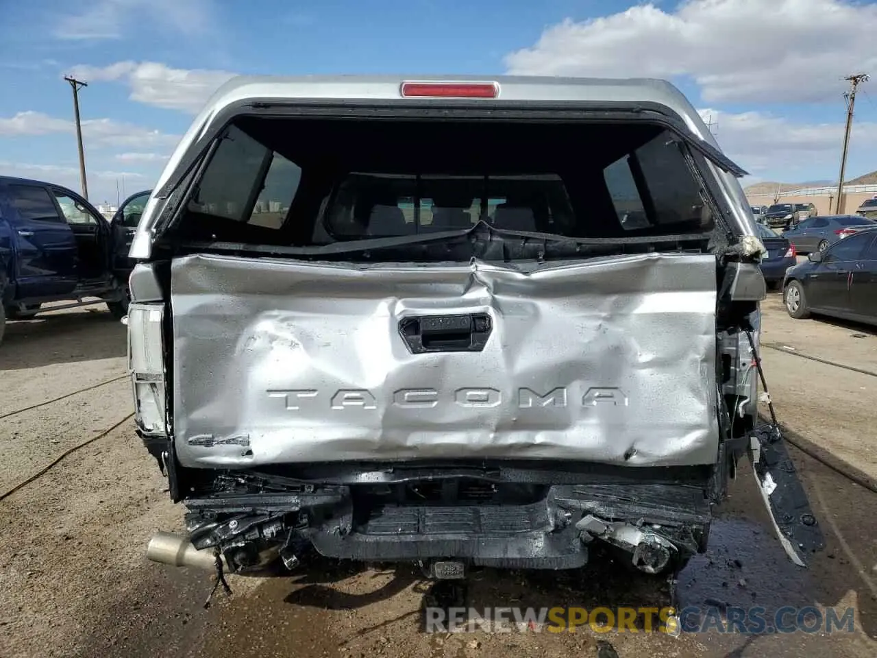 6 fotografías del automóvil dañado 3TMLB5JN1RM013414 TOYOTA TACOMA 2024