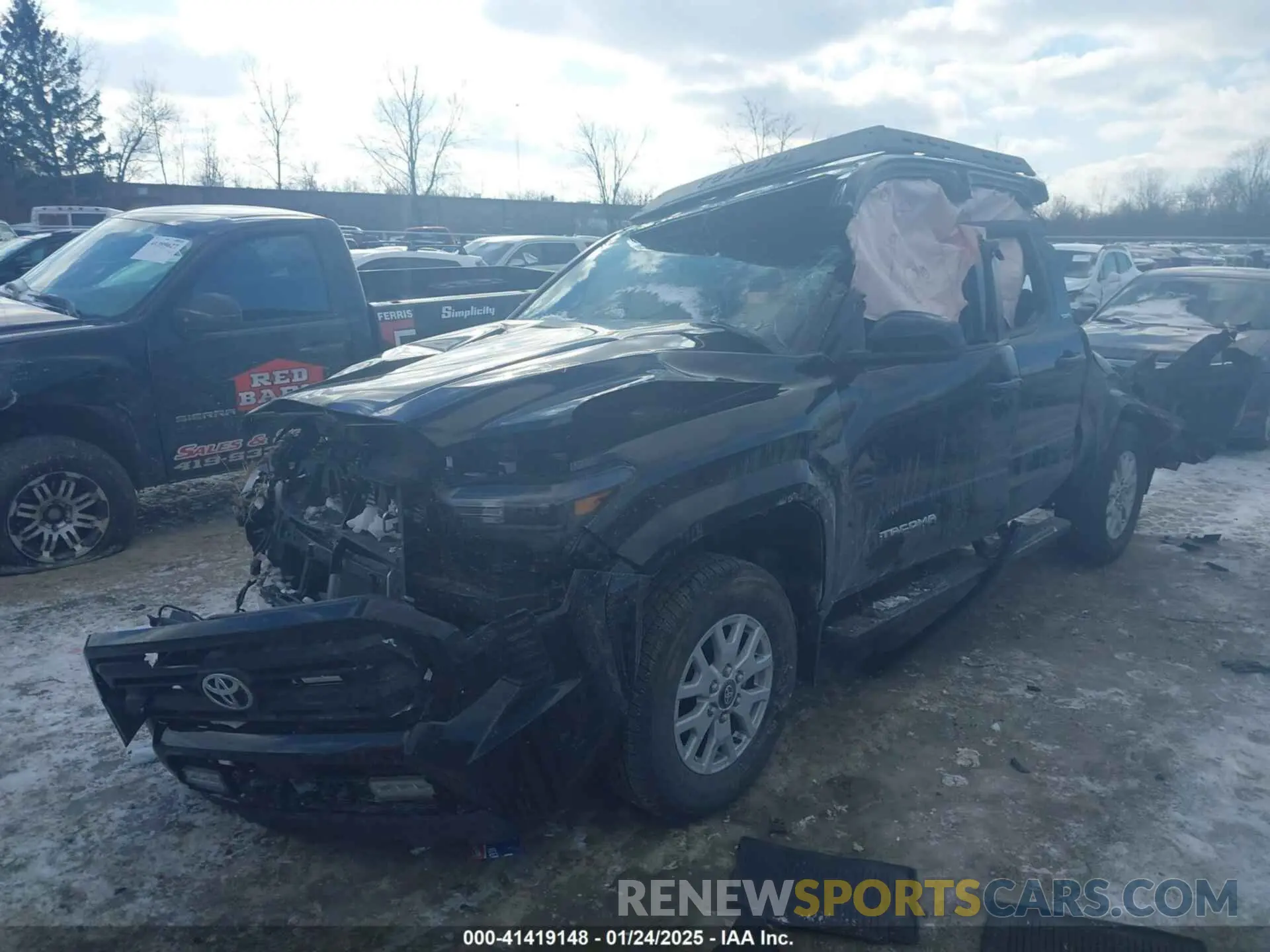 6 fotografías del automóvil dañado 3TMLB5JN1RM031508 TOYOTA TACOMA 2024